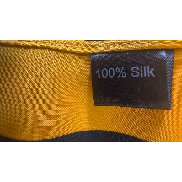 NEW Multicolor Bold Colorful Floral Pink Flower Printed 100% Silk Fashion Scarf - Picture 6 of 7